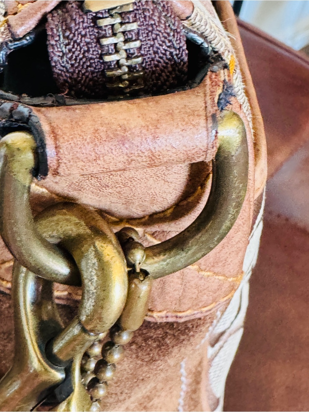 👜 Coach Special Edition Fall 2004 Signature Jacquard Suede Leather Shoulder Bag - Picture 11 of 15